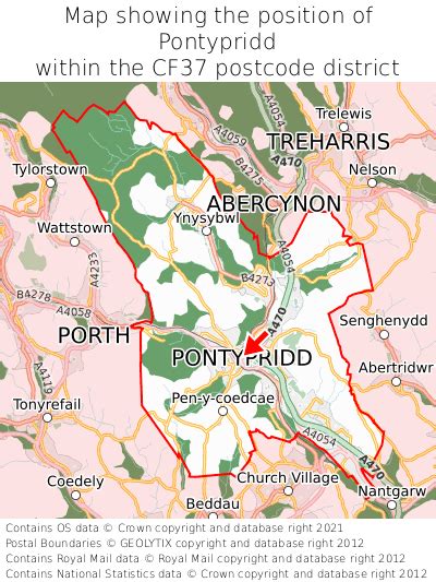 Where is Pontypridd? Pontypridd on a map