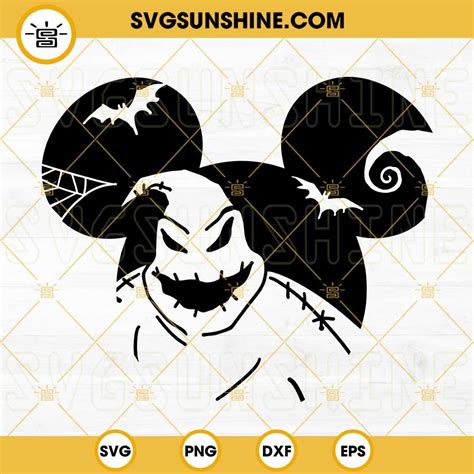 Oogie boogie SVG, Mouse Ears Oogie Boogie SVG PNG DXF EPS Cut File ...