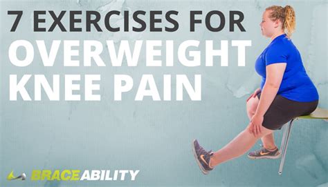 7 Exercises for Overweight or Obese People with Knee Pain