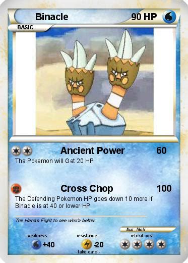 Pokémon Binacle - Ancient Power - My Pokemon Card