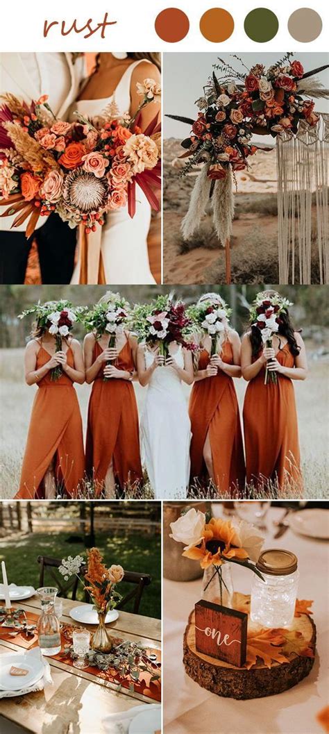 Fall Wedding Color Palette 2018 - Image to u