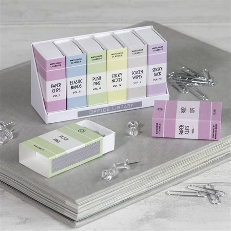 Stationery Gift Set In A Novelty Miniature Bookcase By Marvling Bros ...