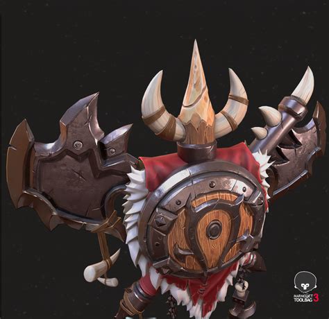 World of Warcraft: Battle for Azeroth - Maghar Orc Crest - ZBrushCentral