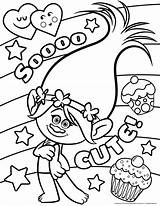 Trolls Dreamworks Coloring Sheet Pages sketch template
