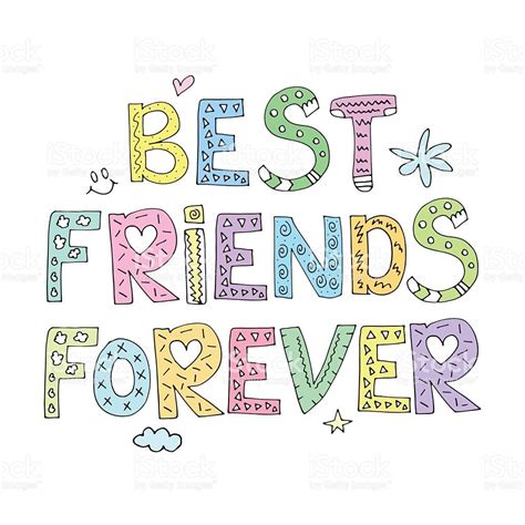 Friends Word Clipart