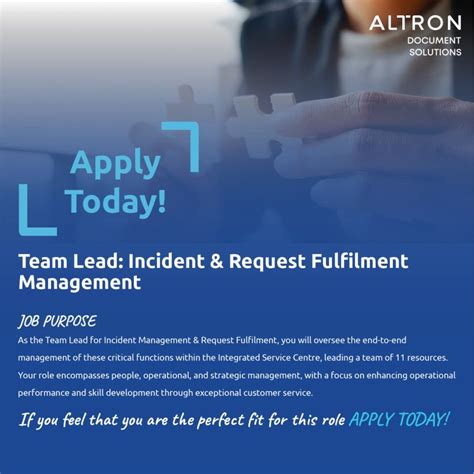 Altron Document Solutions on LinkedIn: You could be the perfect fit for this role. Click here to…