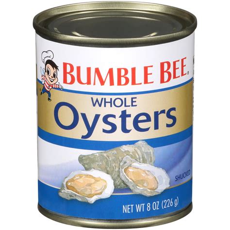 Bumble Bee Premium Select Whole Canned Oysters, 8 oz New Zealand | Ubuy