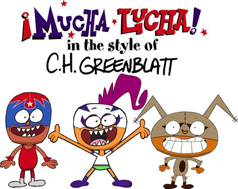 Mucha Lucha in the style of C. H. Greenblatt by DannyD1997 on DeviantArt