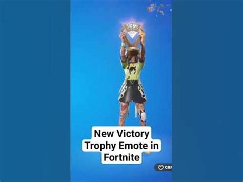 New Victory Trophy Emote in Fortnite - YouTube