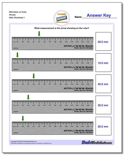 Using A Metric Ruler Worksheet — db-excel.com