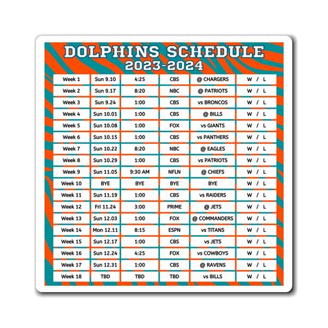 Miami Dolphins Schedule 2024 Nfl - Denyse Gerianne