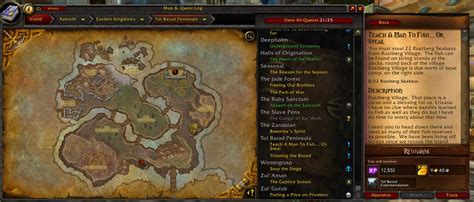 Quest Map with Details - World of Warcraft Addons - CurseForge