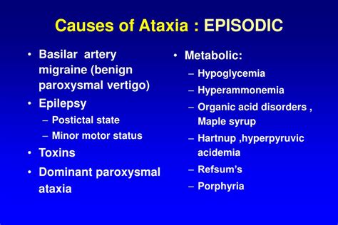 PPT - Ataxia in Children PowerPoint Presentation, free download - ID:1109084