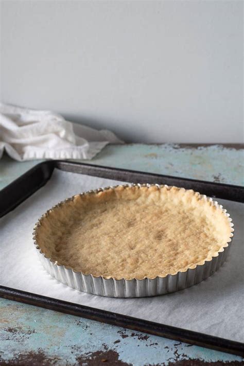 Easy Shortbread Tart Crust, crisp and buttery - Blossom to Stem