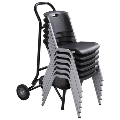 Lifetime 80527 Black Stacking Chair Dolly