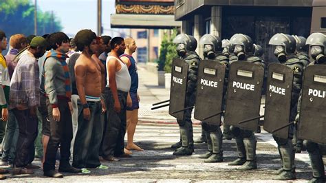 RIOT POLICE!! (GTA 5 Mods) - YouTube