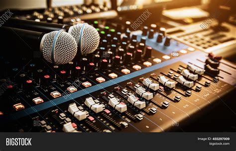 Microphone Sound Mixer Image & Photo (Free Trial) | Bigstock