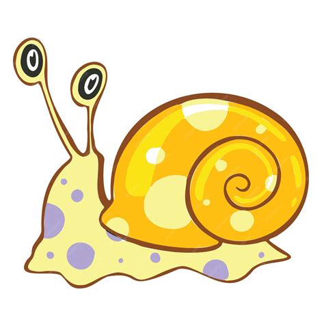 Premium Vector | Design cute snail. small icon for stock.