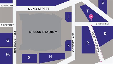 Nissan Stadium Parking Lot Map | Hot Sex Picture