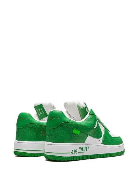 Nike x Louis Vuitton Air Force 1 Low "Virgil Abloh - White/Green" Sneakers - Farfetch