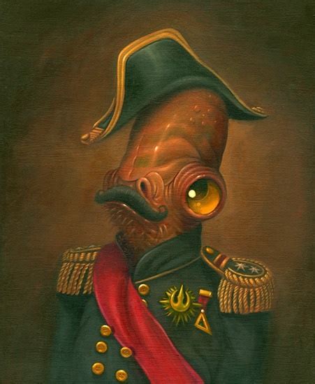 Admiral Ackbar by Steven Daily His mustache is a traaaaaap! | Star wars art, Geek art, Admiral ...