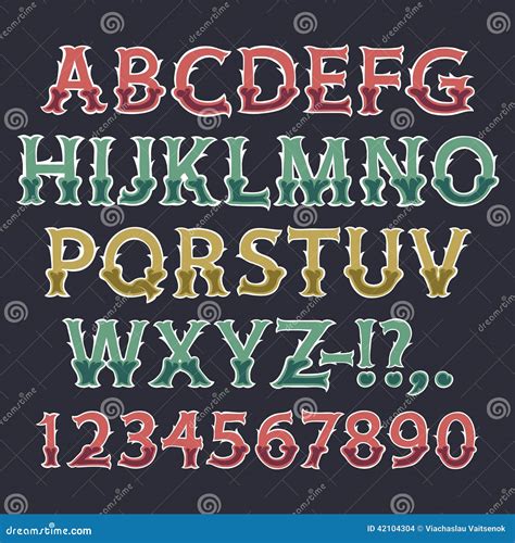 Halloween Colorful Bone Font Stock Vector - Illustration of decorative, grunge: 42104304