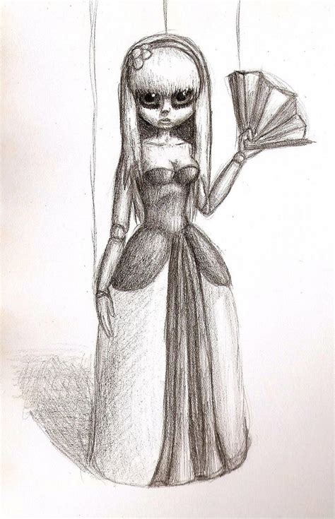 Creepy doll - Presence by Toxs1n on deviantART | Creepy drawings, Scary drawings, Scary art