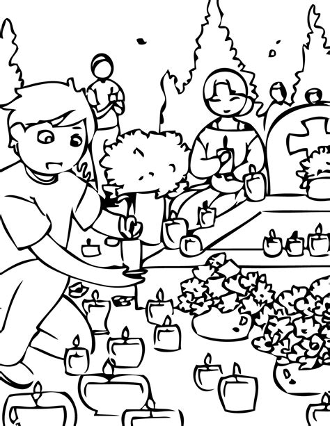 All Saints Day Coloring Pages - Coloring Home