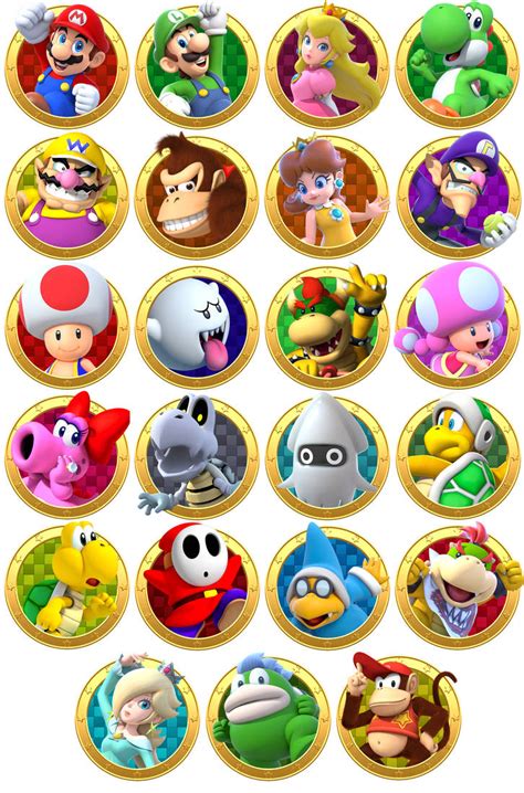 Mario Party Playable Characters By Cutiepatootie64 On Deviantart 7BC