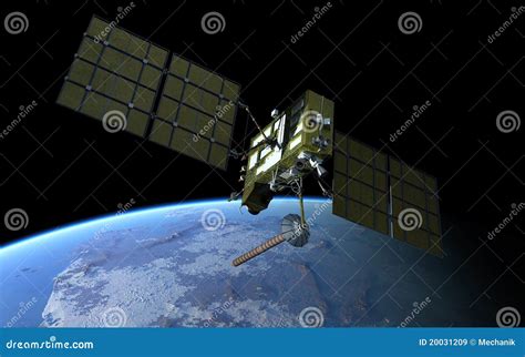 Modern GPS Satellite Royalty Free Stock Images - Image: 20031209