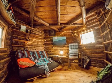 Secluded Off-Grid Log Cabin Vermont Vacation