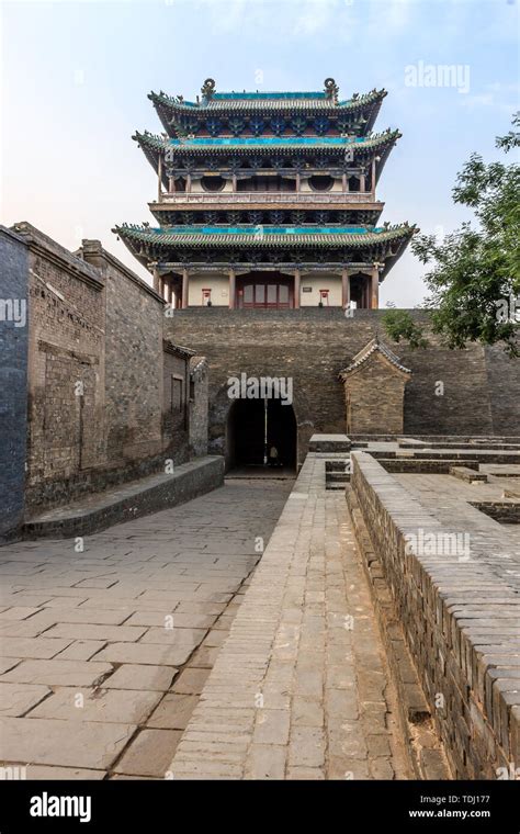 Pingyao ancient city wall Stock Photo - Alamy