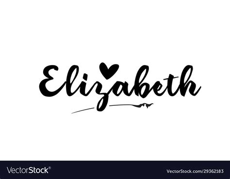 Cursive Elizabeth