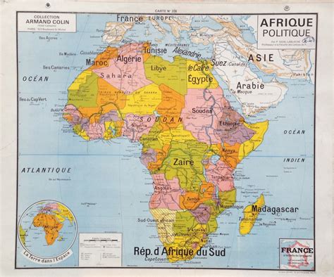 1960s Political Map of Africa Maps of Africa this...