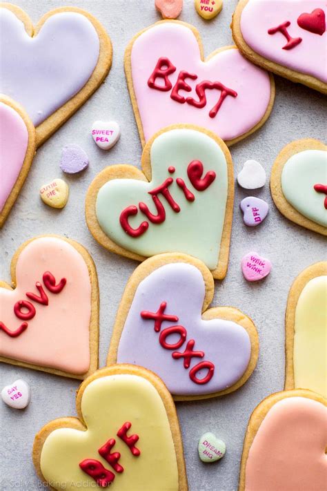 Valentine's Day Heart Sugar Cookies - Sallys Baking Addiction