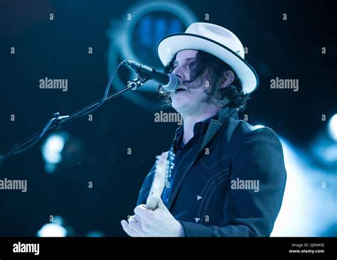 Jack White performing live Stock Photo - Alamy