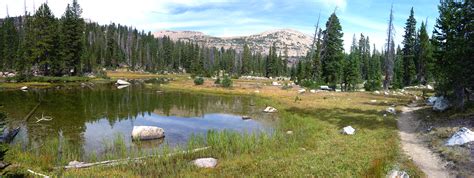 Trail past Jordan Lake: Naturalist Basin, Uinta Mountains, Utah