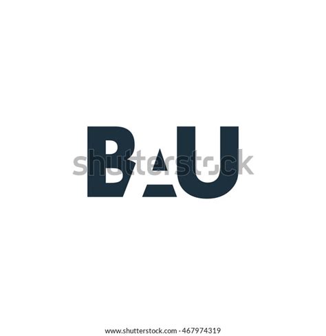 Bau Logo Vector Graphic Branding Letter Stock Vector (Royalty Free) 467974319 | Shutterstock