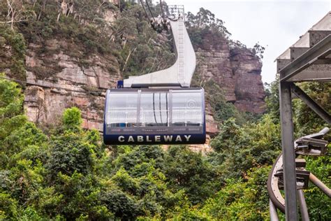 Blue Mountains Cable Car Excursion in NSW, Australia. Obraz Stock Editorial - Obraz złożonej z ...