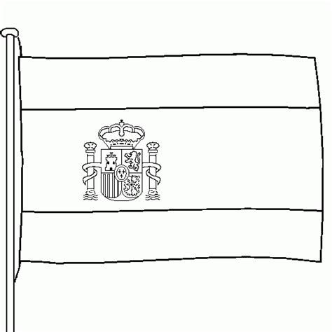 Dessin Drapeau Espagnol - Dessin