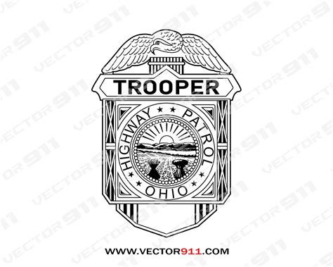 Illinois State Trooper Badge Logo