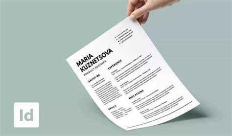 10 Free Adobe InDesign Templates for Creating Professional Resumes