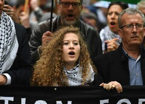 Ahed Tamimi addresses pro-Palestine rally in London - Islam Times