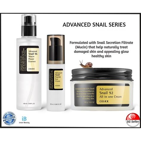 [COSRX]Advanced Snail 96 Mucin Power Essence 100ml/Snail 92 All in one cream 100gr/Peptide Eye ...