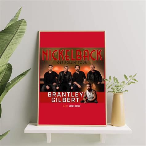 2023 Nickleback Band Poster Set, Nickleback Get Rollin 2023 sold by ...