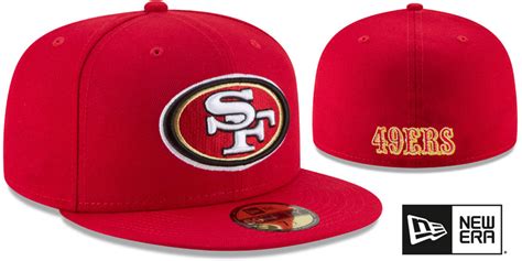 San Francisco 49ers NFL TEAM-BASIC Red Fitted Hat by New Era