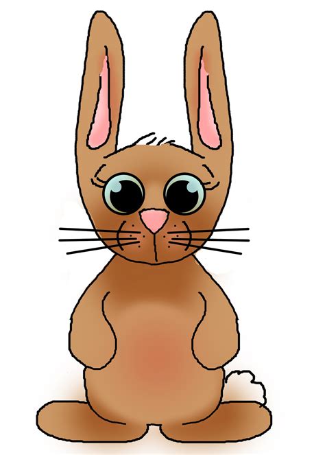 Brown Bunny Illustration Free Stock Photo - Public Domain Pictures