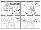 Greetings And Names  Colouring Mini Book Teaching Atividades Em sketch template