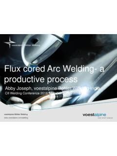 Flux cored Arc Welding- a productive process / flux-cored-arc-welding-a ...