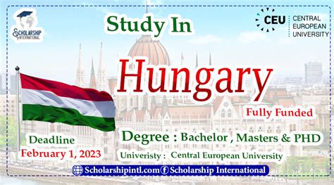 Hungary Scholarship Fully Funded - Central European University Scholarships 2023 | - Scholarship ...